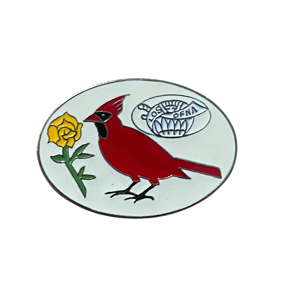 00099-Los OFNA Cardinal Pin R&S Awards Fresno CA '00-'01 Lapel Badge Collectible